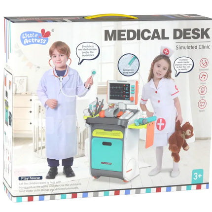 Mažojo gydytojo medicininis vežimėlis