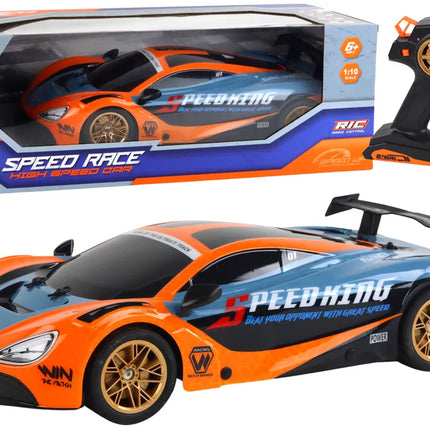 Nuotolinis sportinis automobilis oranžinis