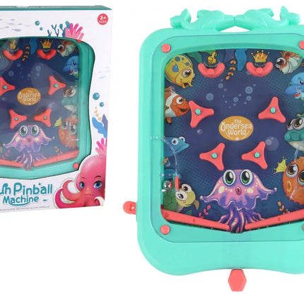 Mini pinball žaidimas su kamuoliuku