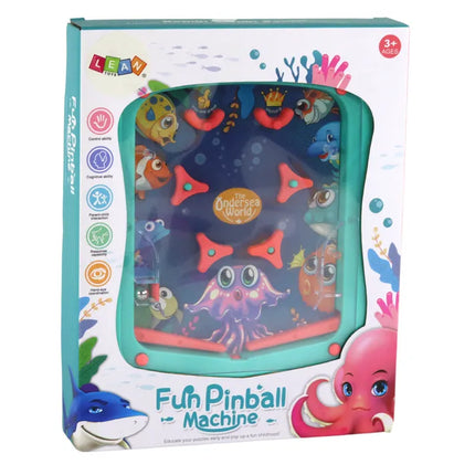 Mini pinball žaidimas su kamuoliuku