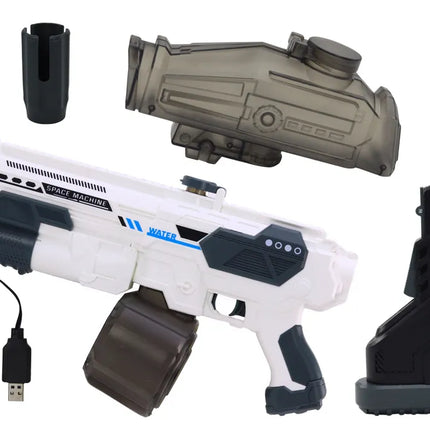 Baltas automatinis vandens šautuvas M416