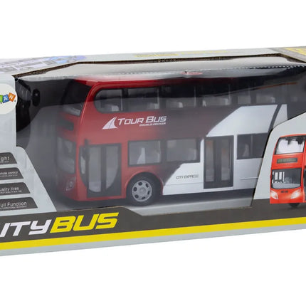 Dviaukštis autobusas RC su šviesomis