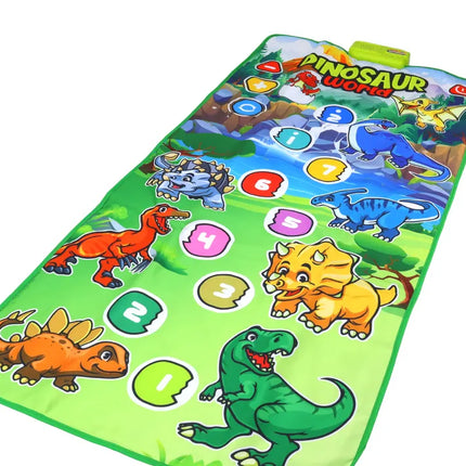 Edukacinis dinozaurų šokių kilimėlis
