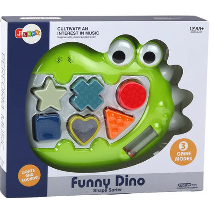 Sensorinis dinozauro rūšiuoklis melodijos