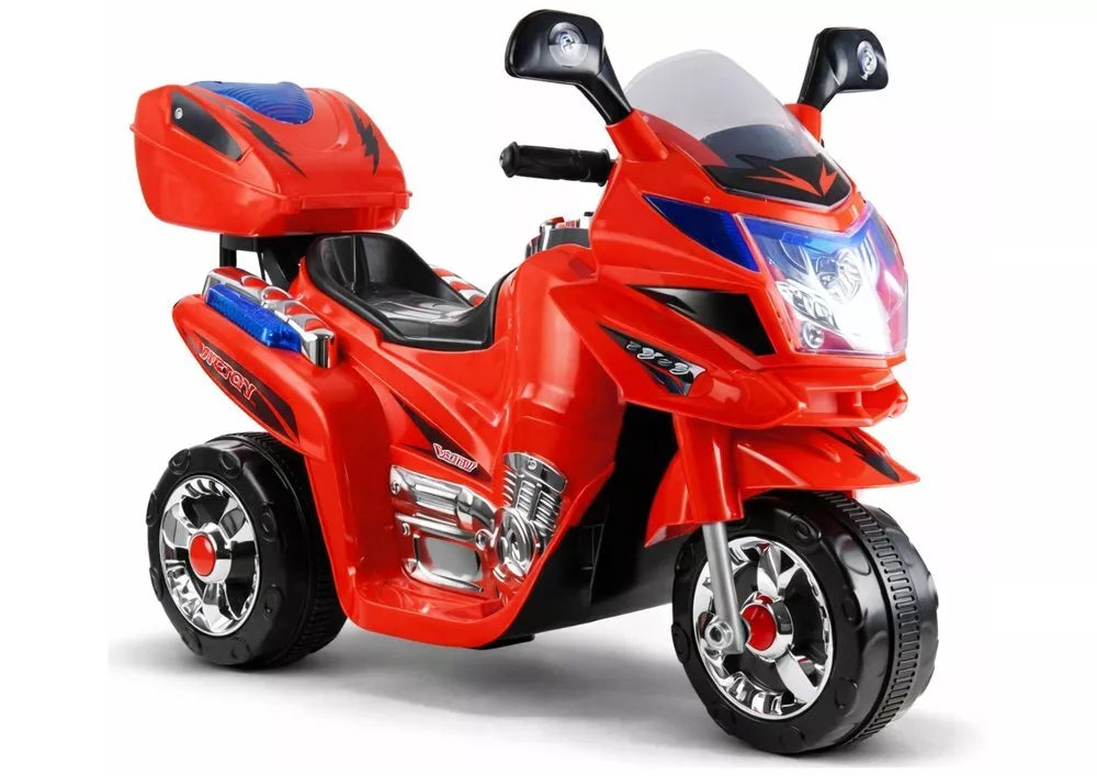 Raudonas vaikiškas elektrinis motociklas HC8051