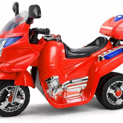 Raudonas vaikiškas elektrinis motociklas HC8051
