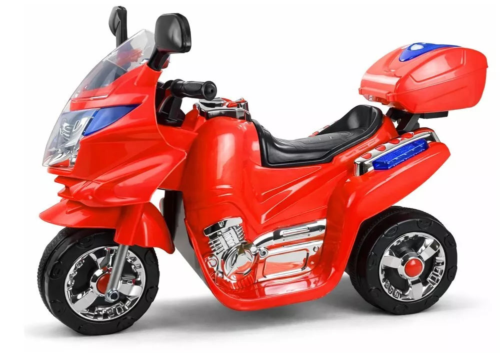 Raudonas vaikiškas elektrinis motociklas HC8051