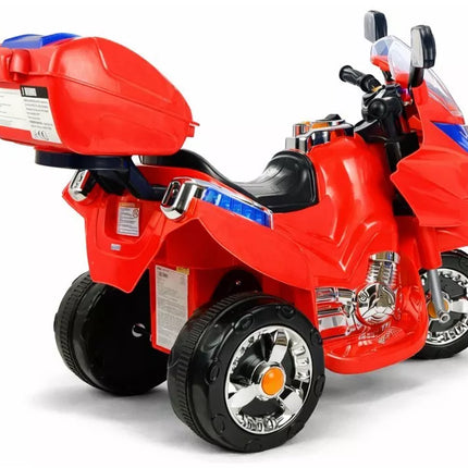 Raudonas vaikiškas elektrinis motociklas HC8051