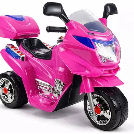 Rožinis vaikiškas elektrinis motociklas HC8051