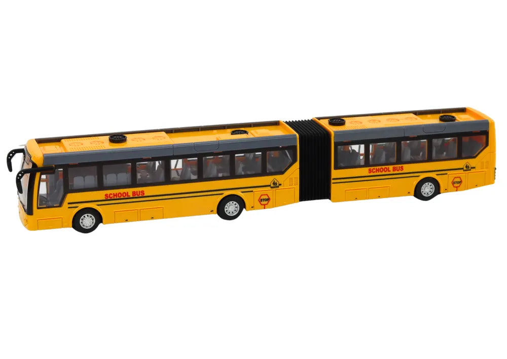 Mokyklinis RC autobusas geltonas lankstus