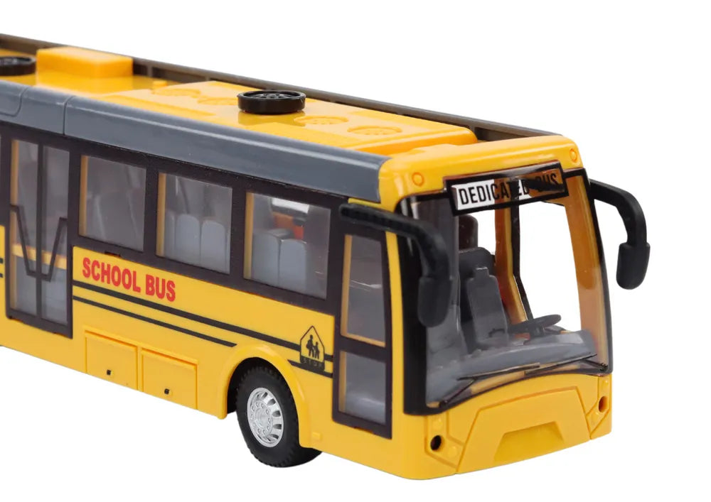 Mokyklinis RC autobusas geltonas lankstus