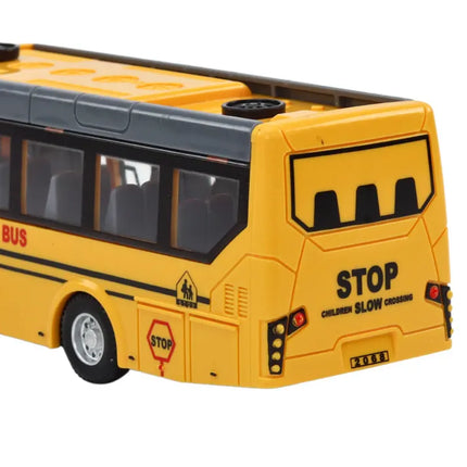 Mokyklinis RC autobusas geltonas lankstus