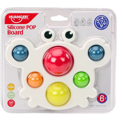 Krabas silikoninė sensorinė lenta POPIT