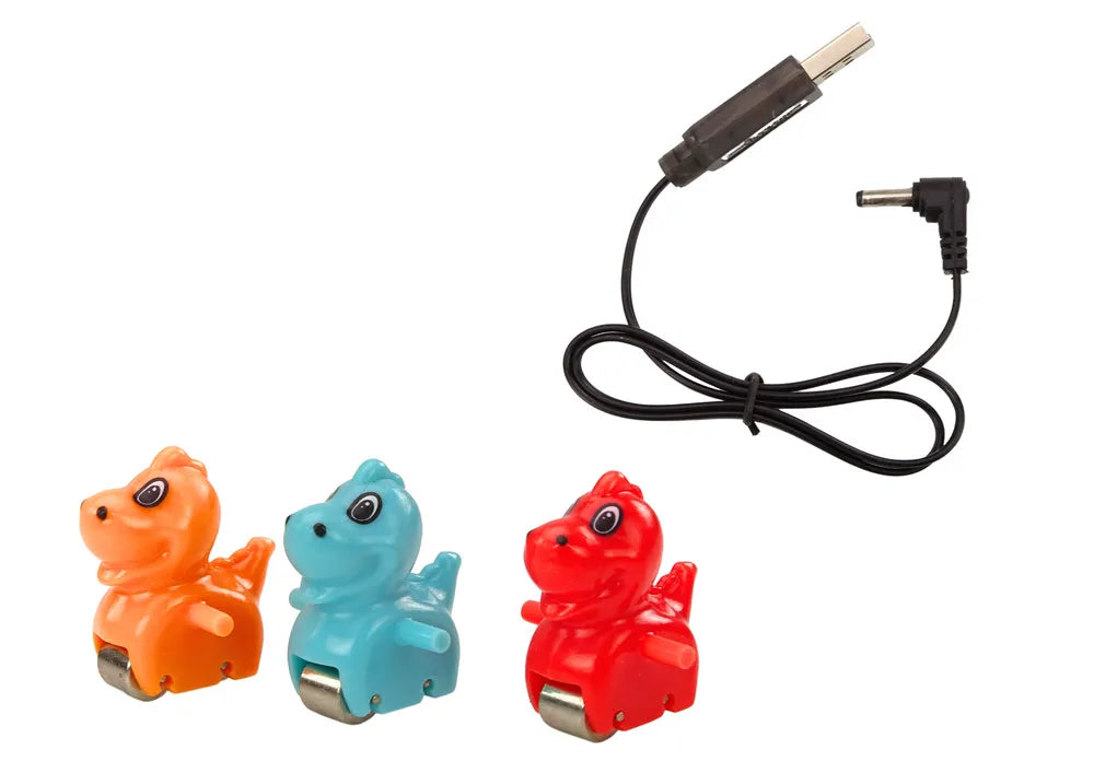 Dinozaurų automatinė čiuožykla su šviesomis