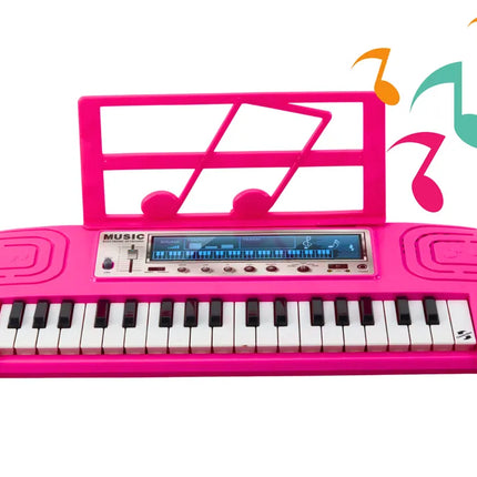 Elektrinis pianinas vaikams rožinis