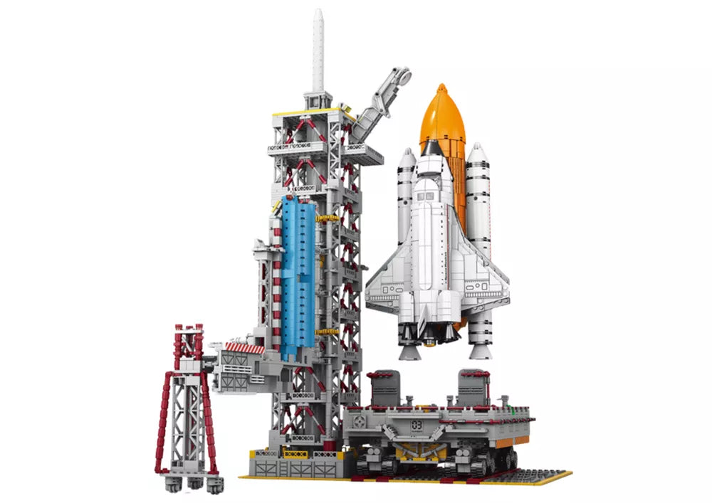 Konstruktorius kosminė stotis su raketa