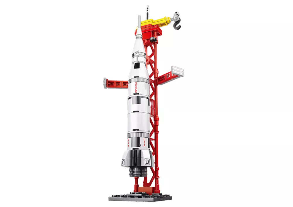 Statybinių kaladėlių rinkinys kosmoso tema 93 vnt.