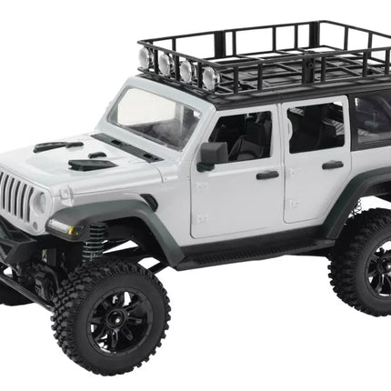 Nuotoliniu būdu valdomas RC visureigis 4×4 Pilkas