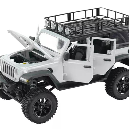 Nuotoliniu būdu valdomas RC visureigis 4×4 Pilkas