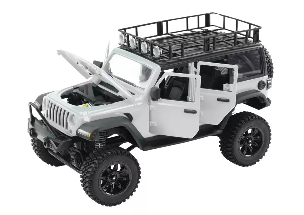 Nuotoliniu būdu valdomas RC visureigis 4×4 Pilkas