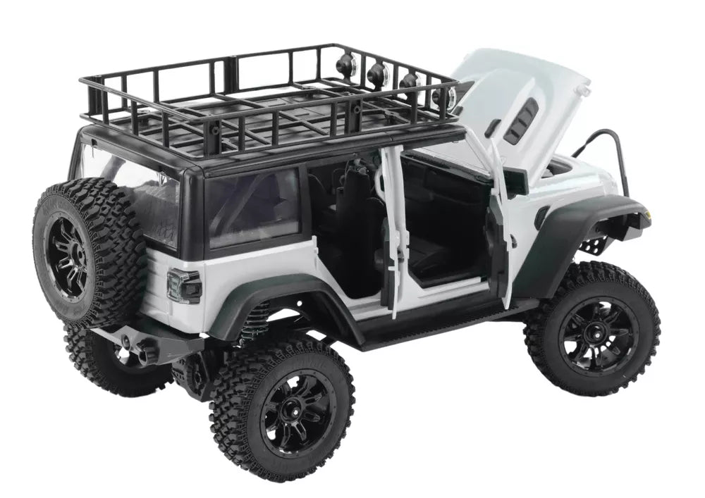 Nuotoliniu būdu valdomas RC visureigis 4×4 Pilkas