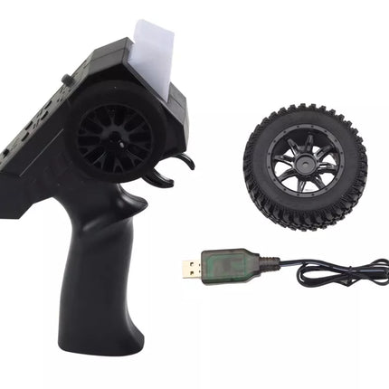 Nuotoliniu būdu valdomas RC visureigis 4×4 Pilkas