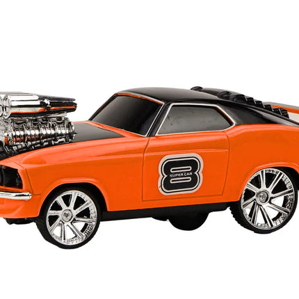 Drift automobilis valdomas pultu oranžinis