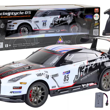 Didelis 1:8 nuotolinio valdymo sportinis automobilis