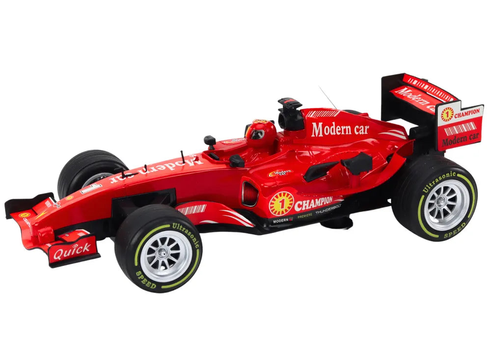 Sportinis automobilis valdomas pultu raudonas