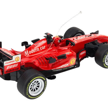Sportinis automobilis valdomas pultu raudonas