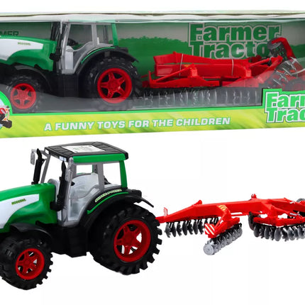 Traktorius su šienapjove