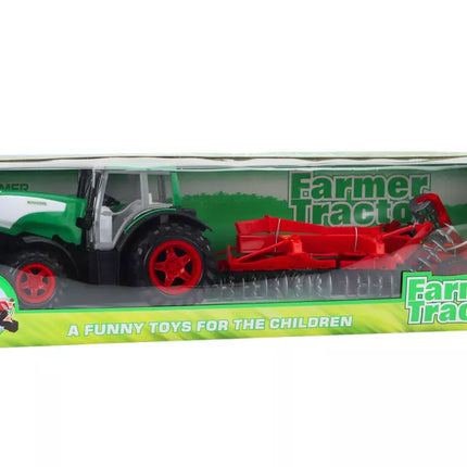 Traktorius su šienapjove