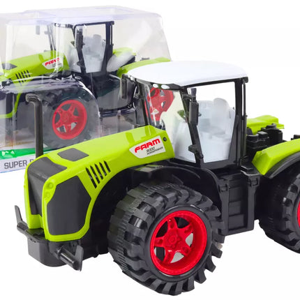 Žalias žemės ūkio transporto priemonė traktorius