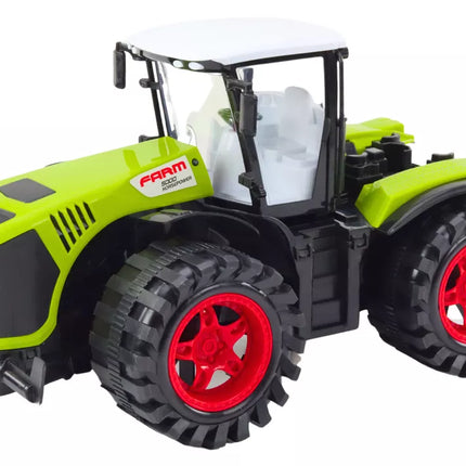 Žalias žemės ūkio transporto priemonė traktorius