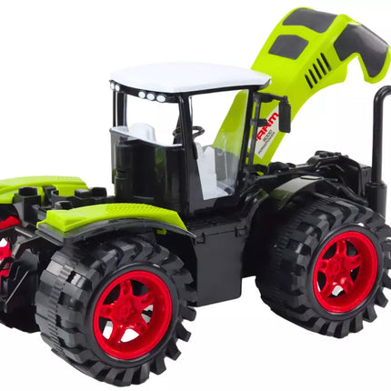 Žalias žemės ūkio transporto priemonė traktorius