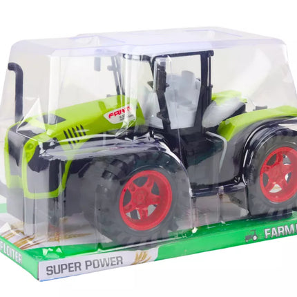 Žalias žemės ūkio transporto priemonė traktorius