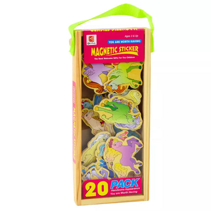 Spalvotų magnetinių vienaragių rinkinys