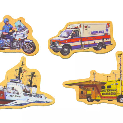 Medinių magnetinių transporto priemonių rinkinys