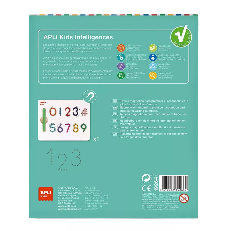 Mokomoji magnetinė lenta 123 SKAIČIAI