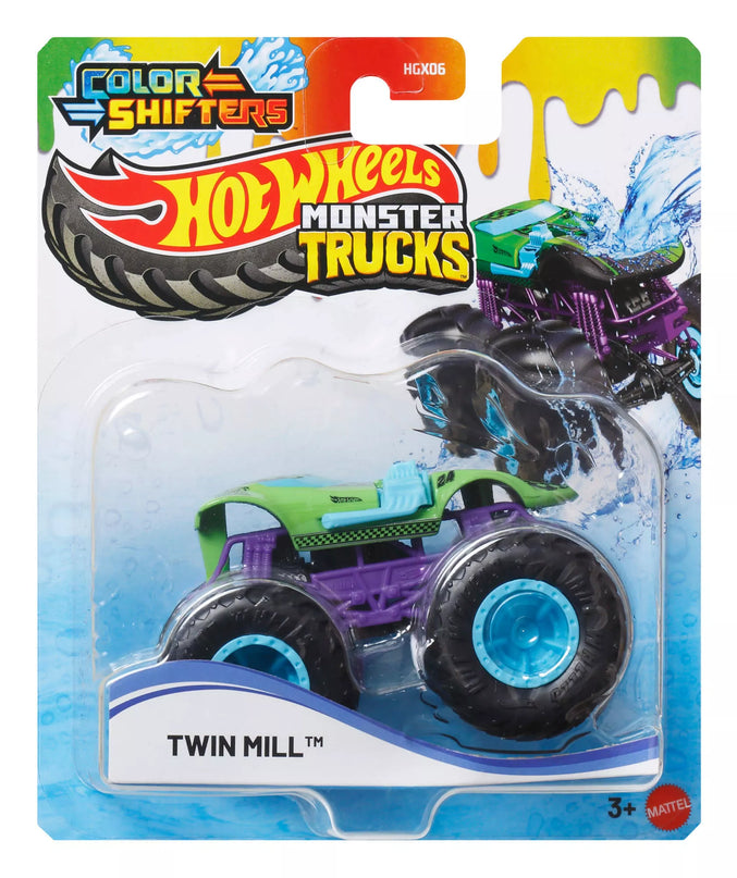 HOT WHEELS MONSTER TRUCKS džipas – Pakeisk spalvą! (HGX06)