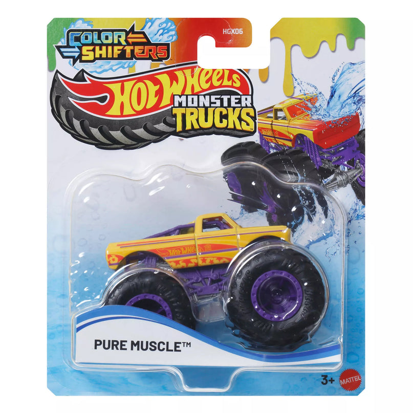 HOT WHEELS MONSTER TRUCKS džipas – Pakeisk spalvą! (HGX06)