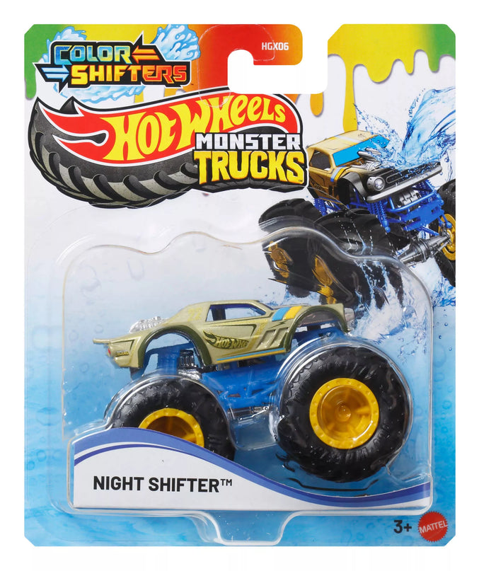 HOT WHEELS MONSTER TRUCKS džipas – Pakeisk spalvą! (HGX06)