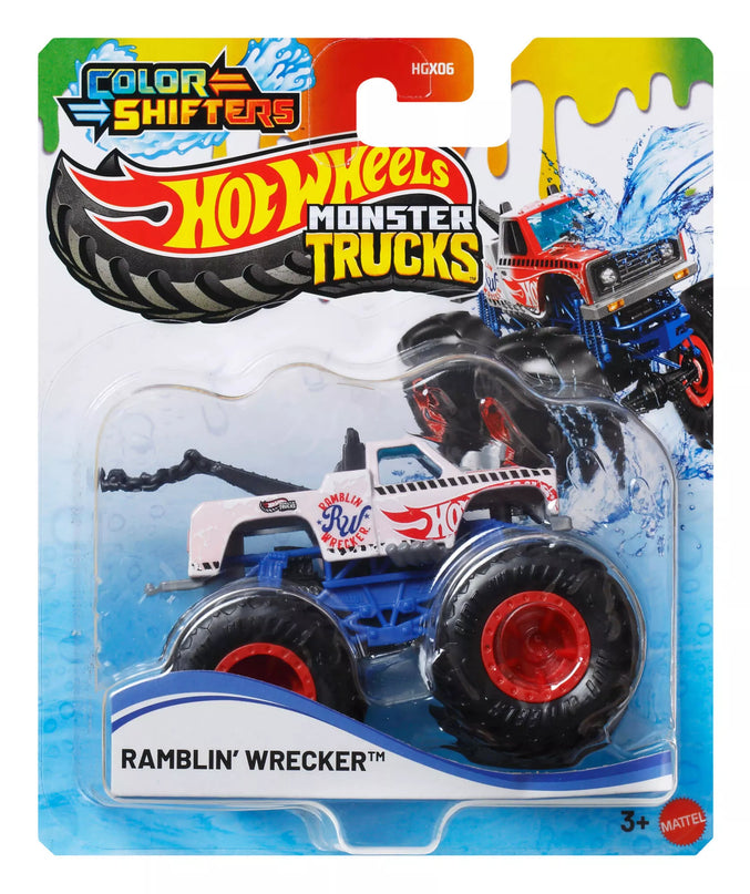 HOT WHEELS MONSTER TRUCKS džipas – Pakeisk spalvą! (HGX06)