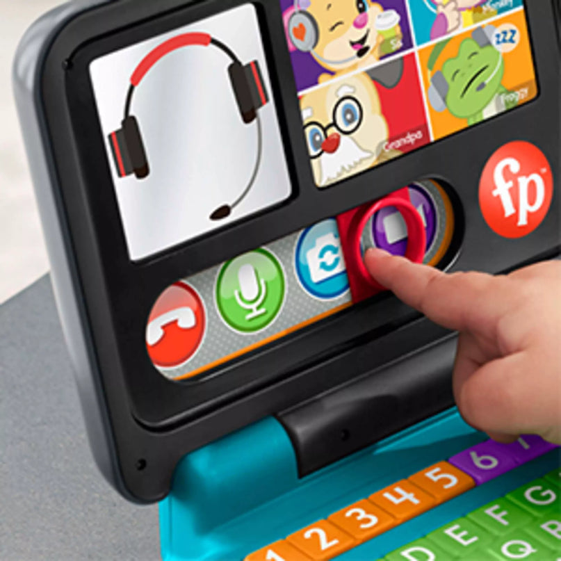 FISHER-PRICE nešiojamasis kompiuteris – Pažink ir išmok LT (lietuviškai įgarsintas) (HHH04)