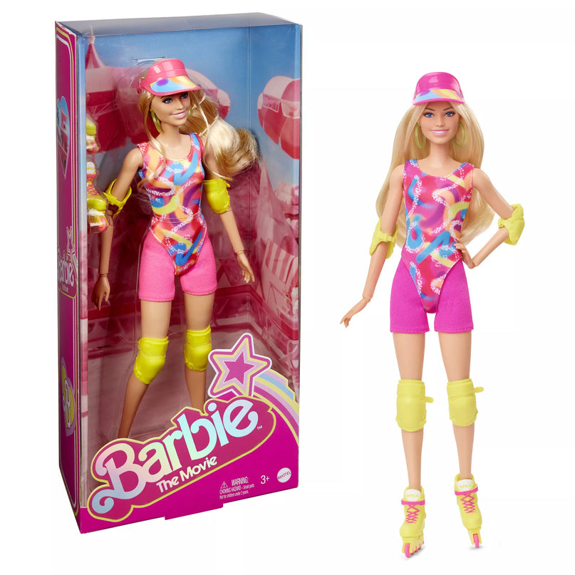 Kolekcinė BARBIE filmo Roller-Skating lėlė su riedučiais  (HRB04)