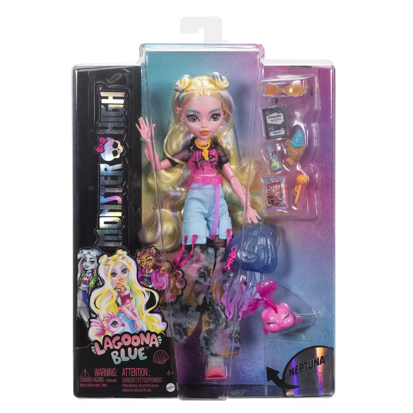 MONSTER HIGH lėlė – Lagūna (HXH75)