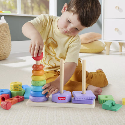 FISHER-PRICE mediniai statymo bokšteliai (HXT76)