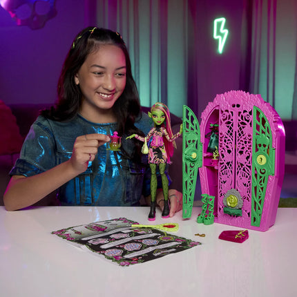 MONSTER HIGH SKULTIMATES siurprizų rinkinys – Venera, vidurnakčio sodo serija (HYT75)