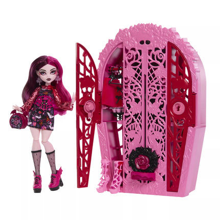 MONSTER HIGH SKULTIMATES siurprizų rinkinys – Drakulaura, vidurnakčio sodo serija (HYT72)