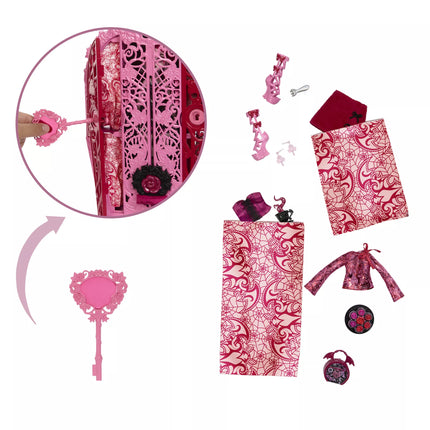 MONSTER HIGH SKULTIMATES siurprizų rinkinys – Drakulaura, vidurnakčio sodo serija (HYT72)